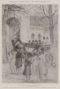 ビクトリア女王の死、ドイツ皇帝の訪問 作： Melton Prior